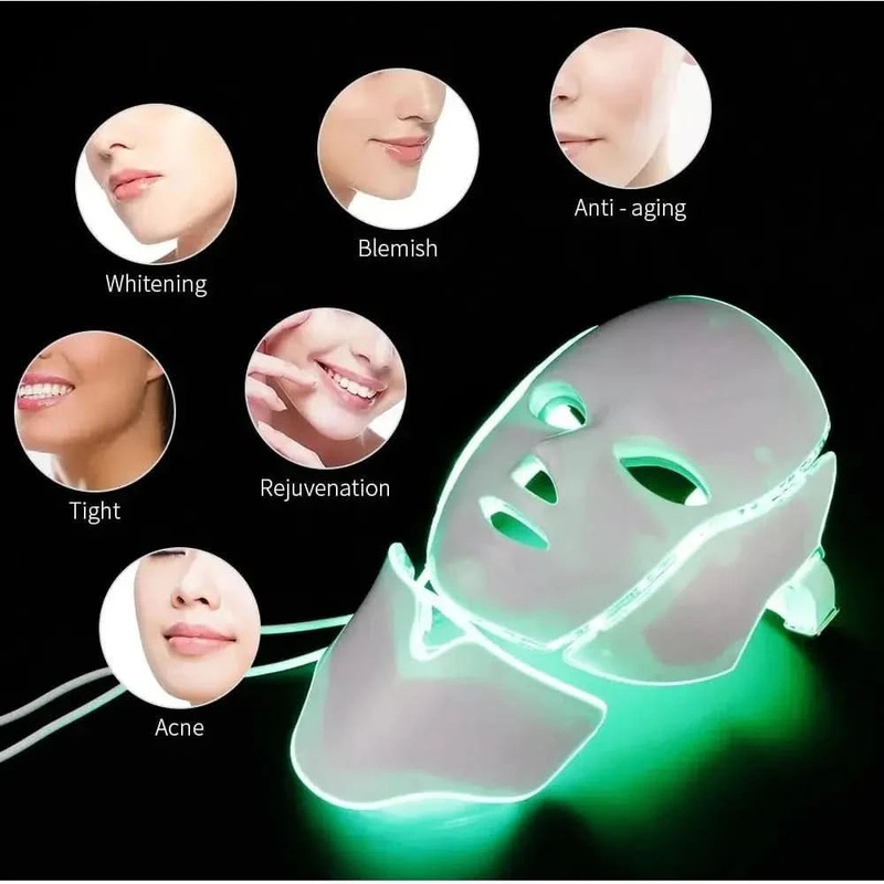 Therapy Acne Mask – Advanced LED Light Therapy for Clear, Radiant Skin w/Box US PLUG
