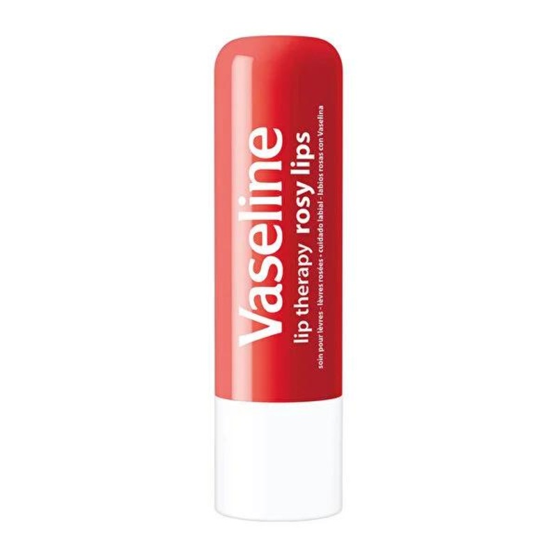Vaseline Lip Therapy Rosy Lips Lip Care – 48 Hour Moisturizing Lip Balm for Dry, Chapped Lips – Non-Greasy, Natural Glow