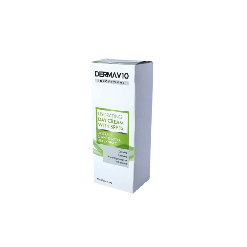 Dermav10 Hydrating Day Cream With Spf15 50ML
