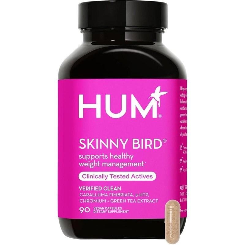 HUM Skinny Bird  90 Capsules | Natural Appetite Suppressant for Women with 5-HTP, Caralluma, Green Tea & Chromium