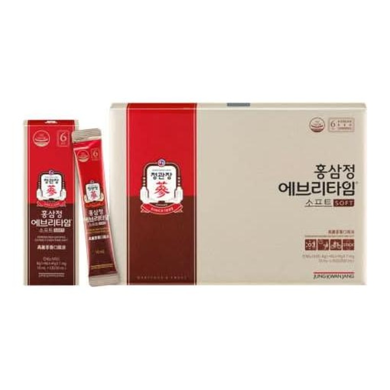 [Jung Kwan Jang] Korean Red Ginseng Extract EveryTime Soft  10ml x 20 Packs | Smooth & Convenient Daily Wellness