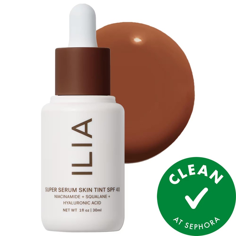 Super Serum Skin Tint SPF 40: Lightweight Dewy Foundation with Hyaluronic Acid & Niacinamide | Vegan & Cruelty-Free Skincare