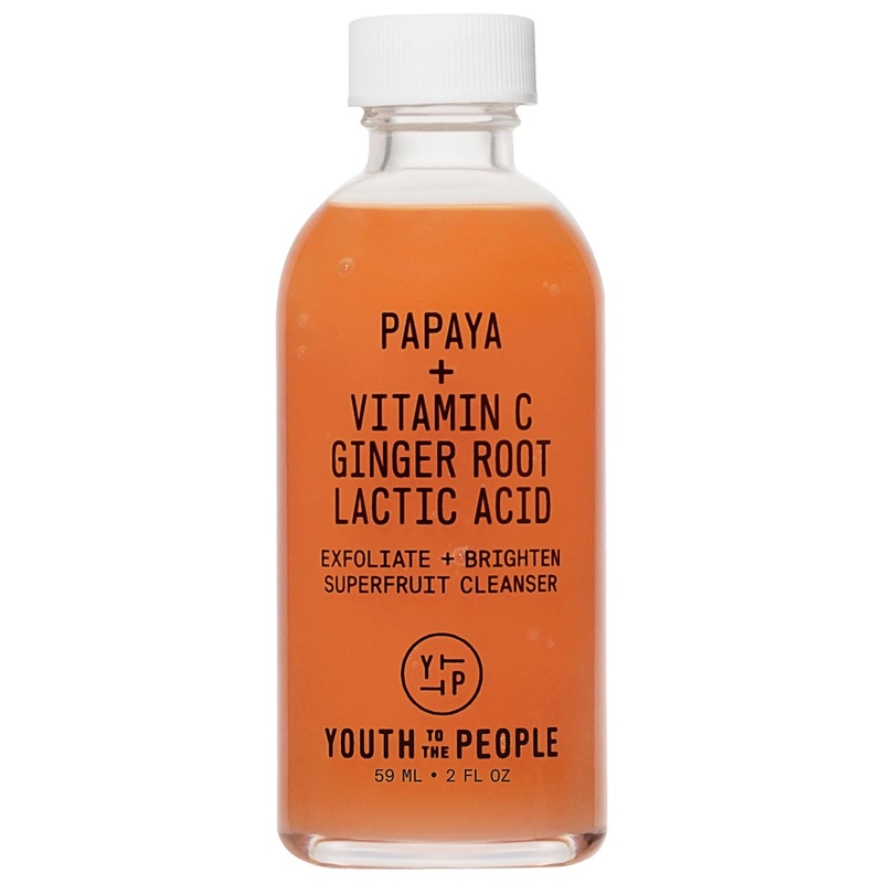 Superfruit Gentle Exfoliating Cleanser: Vitamin C + Papaya Enzyme Face Wash for Bright, Smooth Skin | Vegan & Cruelty-Free