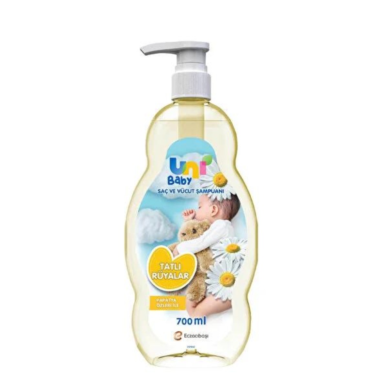 Uni Baby Chamomile Shampoo 23.69 fl oz – Gentle, Hypoallergenic Baby Hair Care
