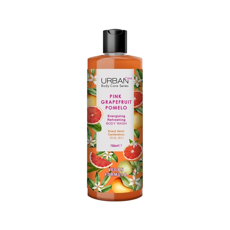 URBAN Care Body Series Pink Grapefruit Shower Gel 750ml – Refreshing Body Cleanser