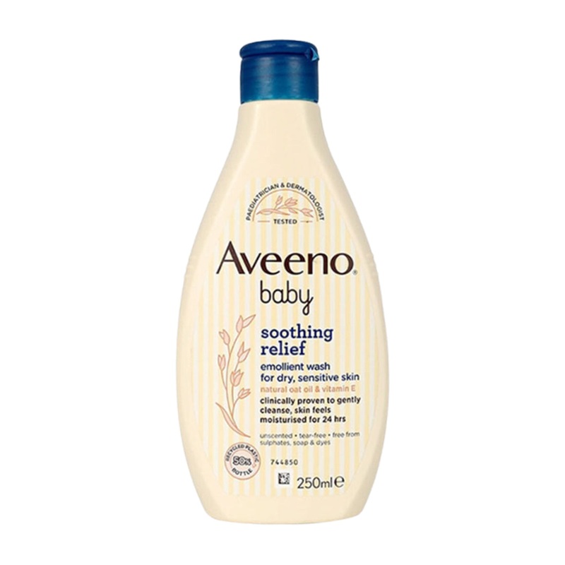Aveeno Baby Soothing Relief Emollient Wash For Dry,Senstive Skin 250ml