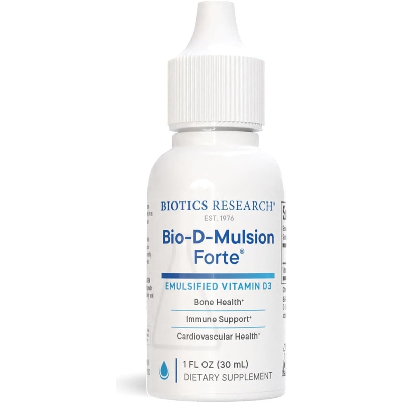 Biotics Research Bio-D-Mulsion Forte  30ml | High-Potency Liquid Vitamin D for Bone, Immune & Cognitive Support 1 Fl Oz (Pack Of 1)
