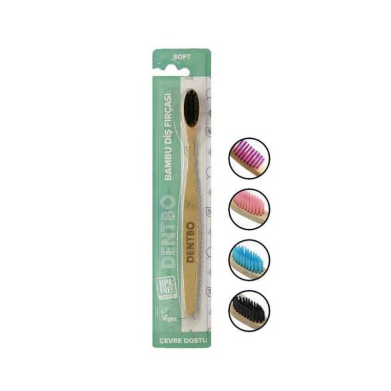 Dentbo: Premium Bamboo Toothbrush for Adults – Soft Bristles, Eco-Friendly, Biodegradable – Gentle for Sensitive Gums and Teeth