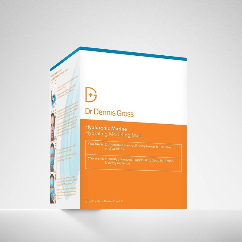 Dr. Dennis Gross Hyaluronic Marine Hydrating Modeling Mask  4 Applications | Intense Hydration & Radiance Boost