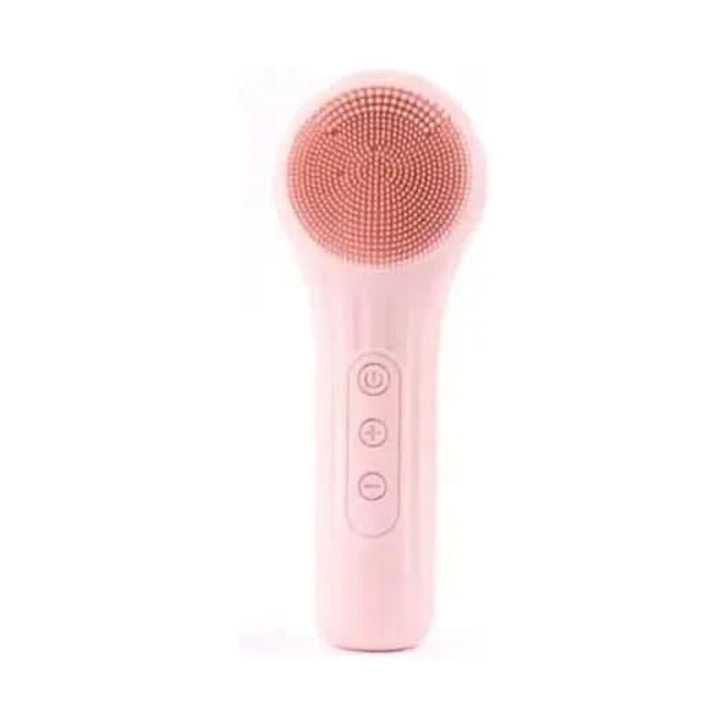 Silicone Face Cleanser Pro  Sonic Deep Clean, Magnetic Rechargeable Brush for All Skin Types Black