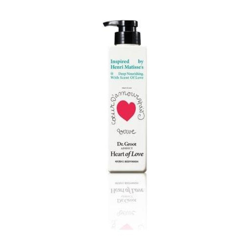 Dr.Groot ADDICT Heart of Love Body Wash  385ml | Soothing, Hydrating & Acne-Care