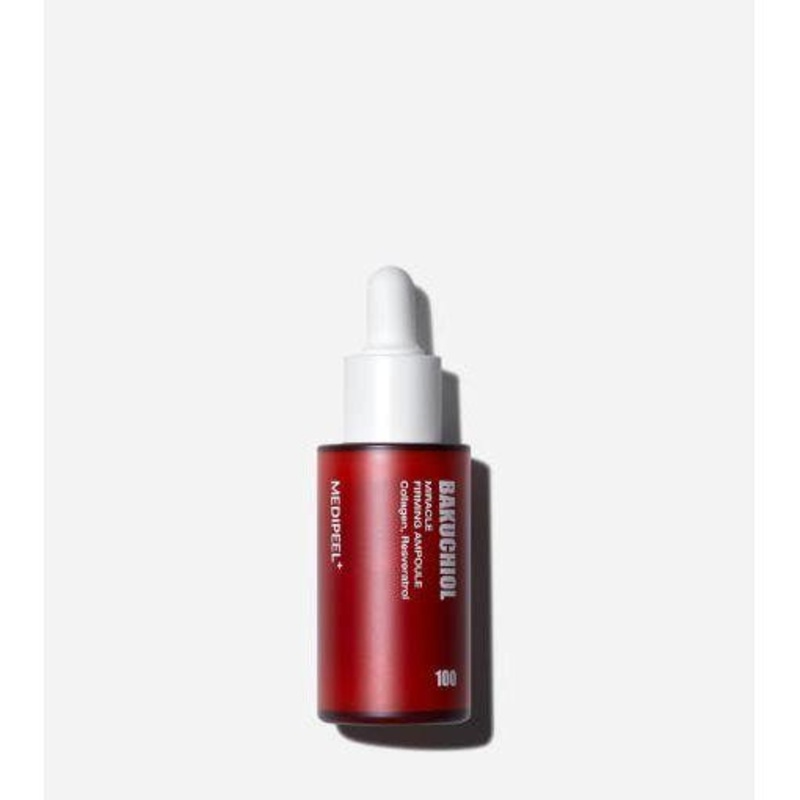 MEDIPEEL Bakuchiol Miracle Firming Ampoule  30ml  Natural Retinol Alternative for Wrinkle Reduction, Firmness & Radiance  Gentle Anti-Aging for All Skin Types