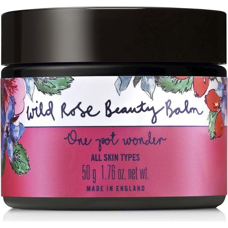 Neals Yard Remedies Wild Rose Beauty Balm  50g | Radiance-Boosting Multi-Use Balm with Organic Wild Rosehip Oil