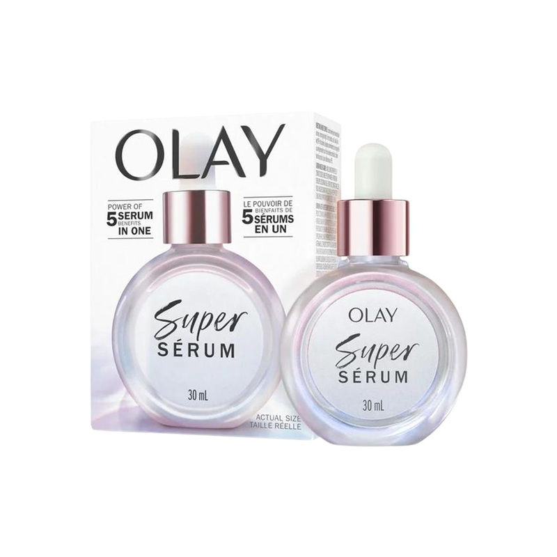 Olay Super Serum with Niacinamide, Vitamin C, Collagen Peptide, AHA, and Vitamin E 30ml