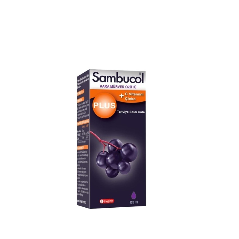 Sambucol Elderberry Syrup Plus – Immune System Support with Vitamin C & Zinc, 4.06 fl oz