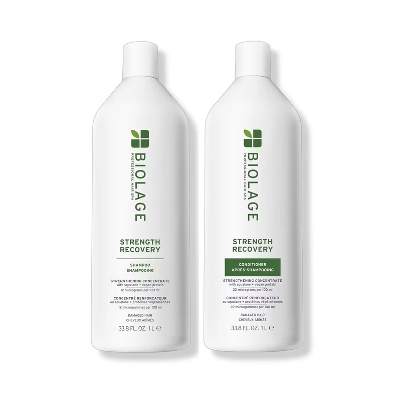 Biolage Strength Recovery Shampoo & Conditioner Liter Duo ($90 Value) DUO