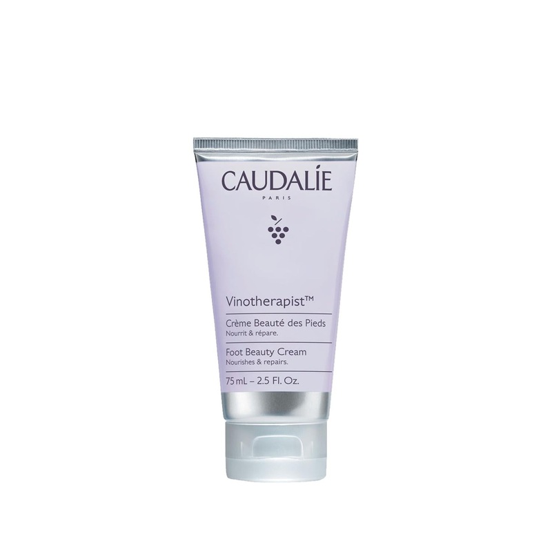 Caudalie Vinotherapist Foot Beauty Cream – Luxurious Moisturizing Foot Care for Dry Skin, 75ml