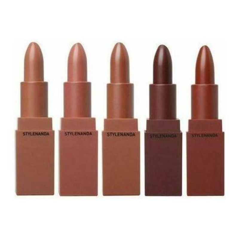 3CE Mood Recipe Matte Lip Color  3.5g (#No1) 5 Colors | Ultra-Smooth, Long-Lasting Matte Lipstick #909 Smoked Rose