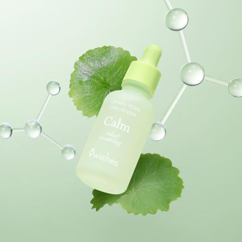 9wishes Centella PDRN Calm Ampoule  30ml | Soothing, Hydrating & Barrier Strengthening