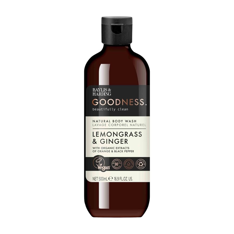 Baylis & Harding Lemongrass & Ginger natural body wash, 500 mL