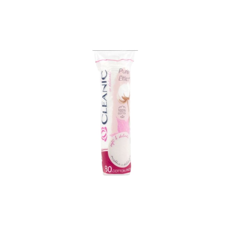 Cleanic Pure Effect 100% Cotton Pads