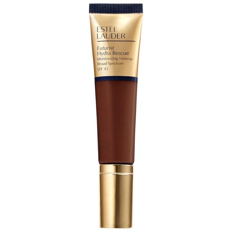 Este Lauder Futurist Hydra Rescue SPF 45 Moisturizing Foundation: Radiant Finish, 12-Hour Wear, Hydration & Blue Light Protection