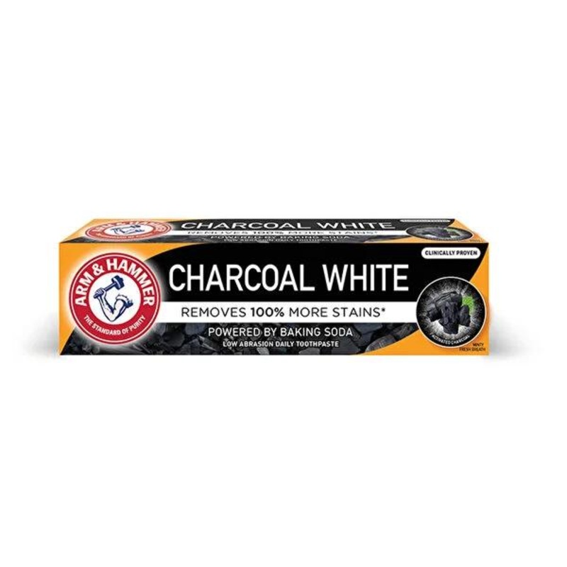 Arm&Hammer Activated Charcoal Toothpaste for Whitening – 3.38 fl oz, Gentle Cleaning & Fresh Breath