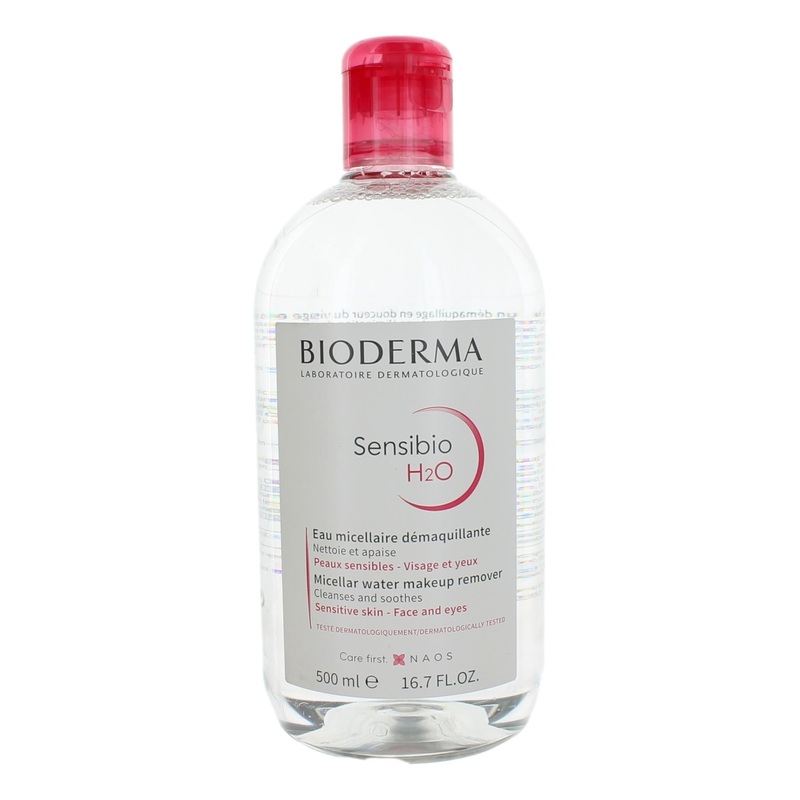 Bioderma Sensibio H2O by Bioderma, 16.7 oz Micellar Water Makeup Remover