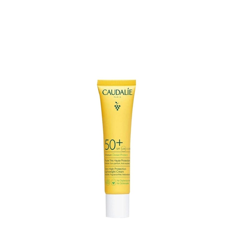 Caudalie Vinosun SPF 50+ Lightweight Sunscreen: High Protection, Broad Spectrum, Sensitive Skin – 40ml