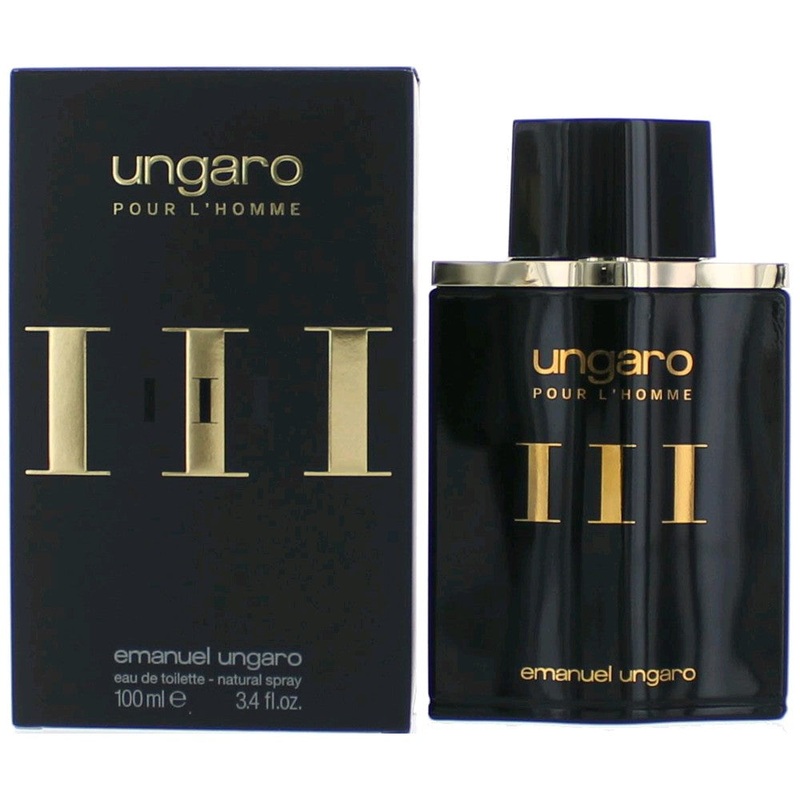 Ungaro Pour L’Homme III by Ungaro, 3.4 oz EDT Spray for Men