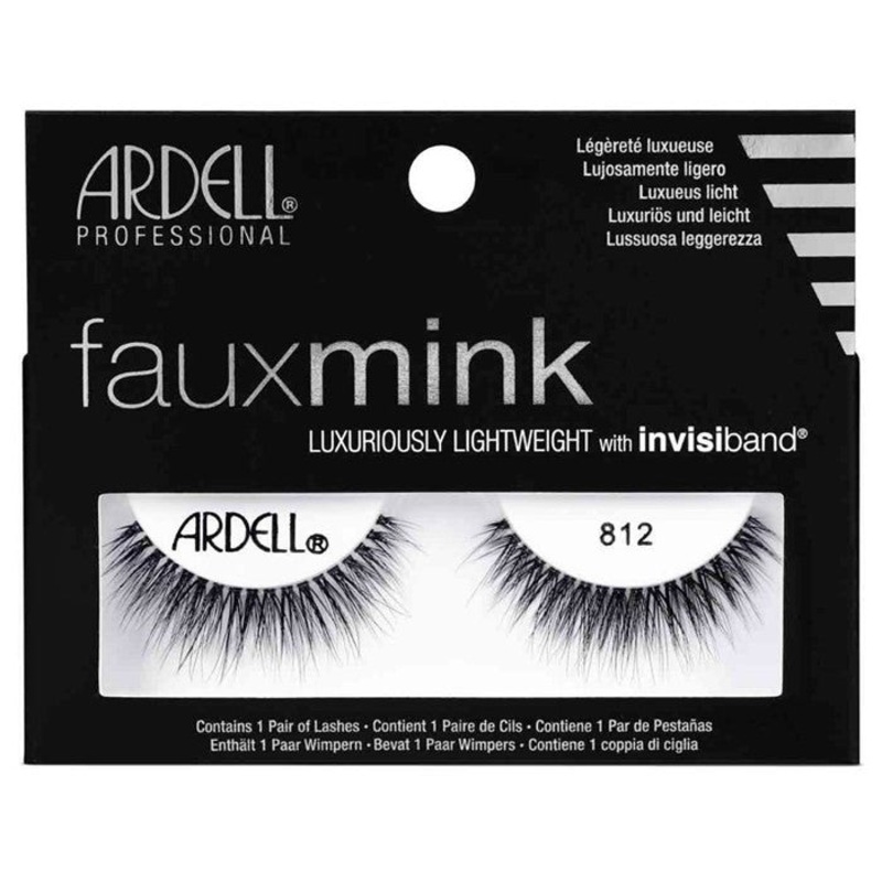 ARDELL LASHES FAUX MINK 812 invisiband