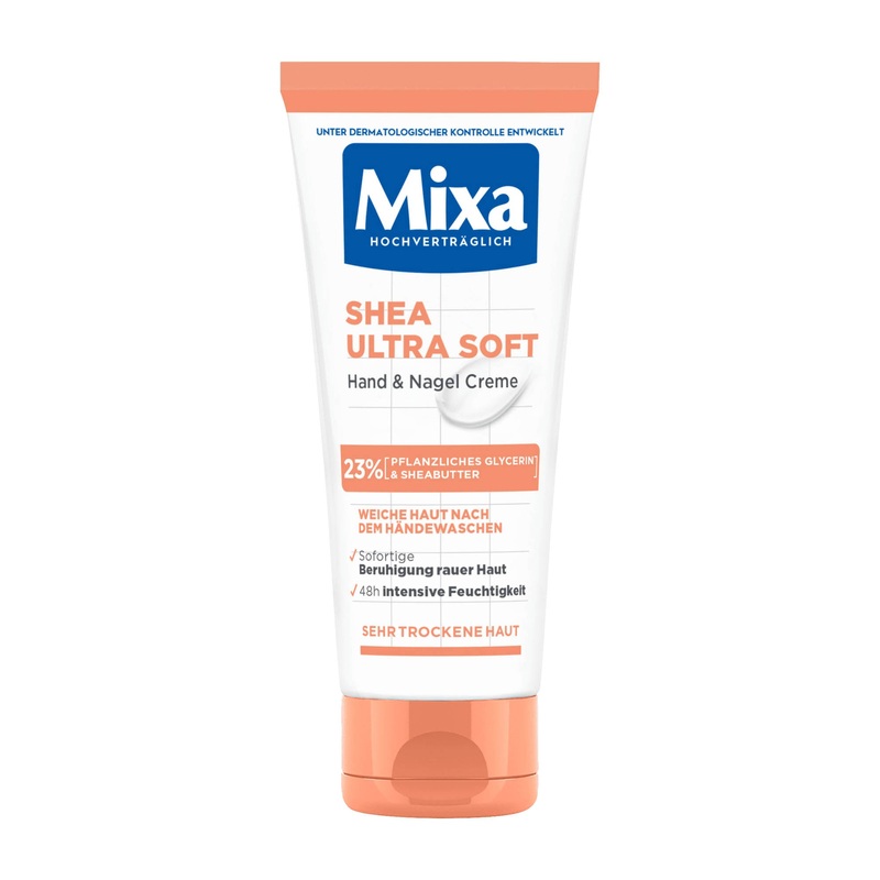 Mixa Hand & Nail Cream Shea Ultra Soft with Glycerin, 100 mL