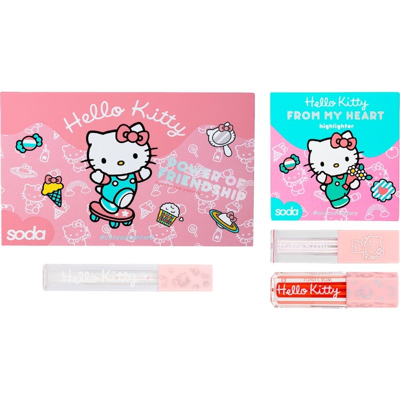 Soda Hello Kitty Dream Big Makeup Gift Set for Young Adults & Teenagers – Cosmetic Collection with Multiple Products