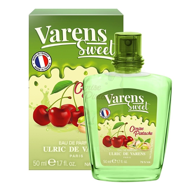 Ulric de Varens Sweet Cerise Pistache: Indulge in Long-Lasting Fruity Gourmand Women’s Perfume | Cherry, Pistachio & Almond EDP