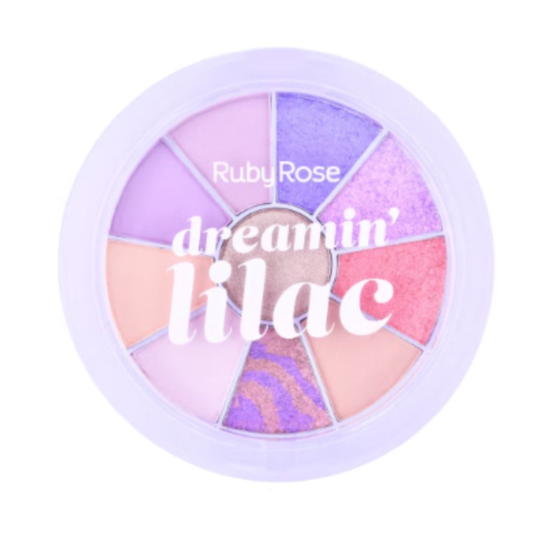 -35% Ruby rose round eyeshadow and highlighter palette dreamin’ lilac #1 HB-1075