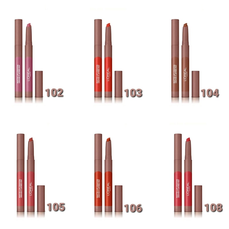 L’oreal Matte Lip Crayon 102