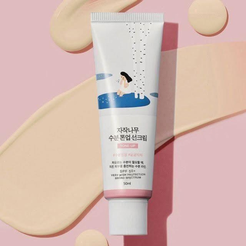 Round Lab Birch Juice Moisturizing Tone Up Sunscreen – 50ml | SPF 50+ PA++++ | Hydrating & Radiant Finish