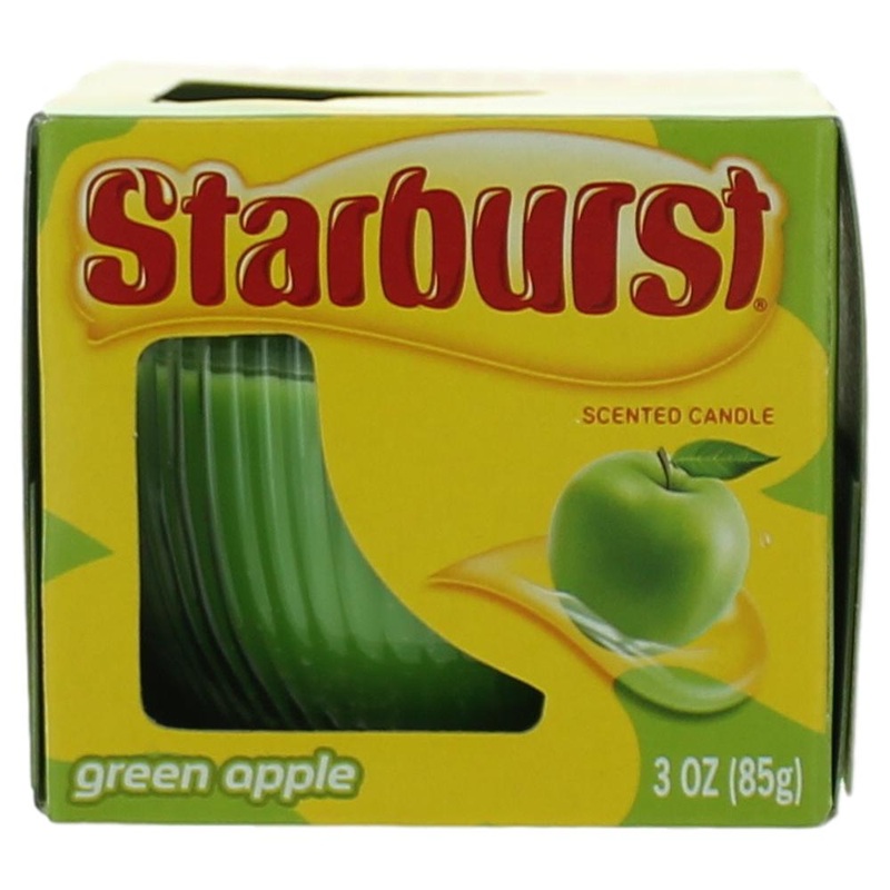 Starburst Scented Candle 3 oz Jar – Green Apple