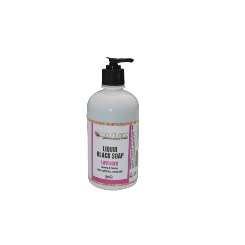To Ri Ara Liquid Black Soap Lavender 500ML