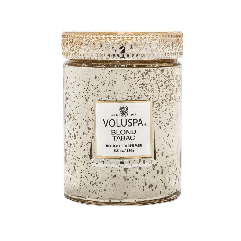 Voluspa Vermeil Small Jar Candle 5.5oz Blond Tabac