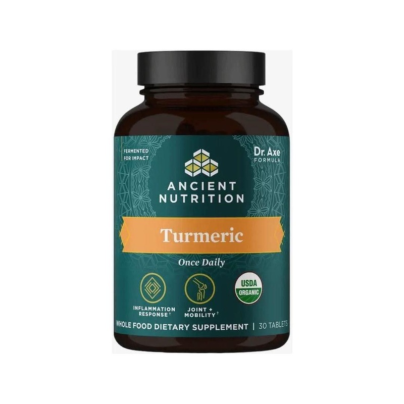 Ancient Nutrition Organic Turmeric Capsules  Joint, Mobility & Inflammation Support 30 caps
