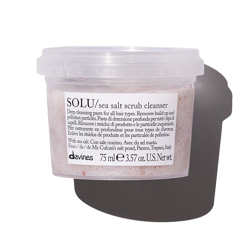 Davines Solu Sea Salt Scrub Cleanser 12OZ