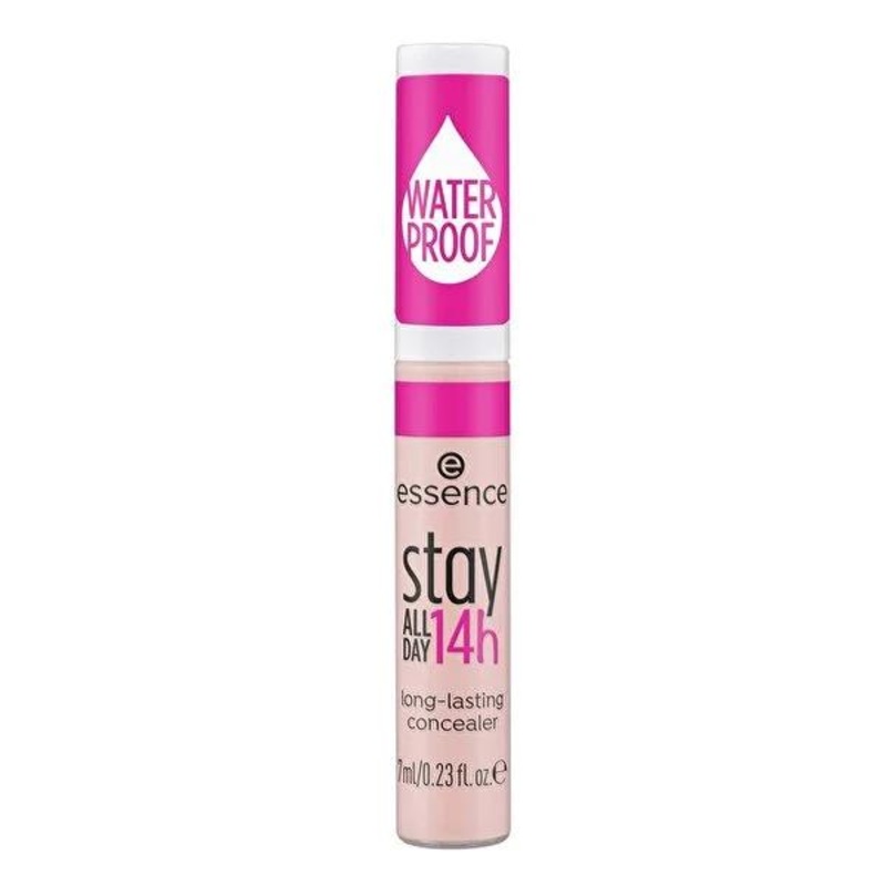 Essence Stay All Day 14h Long Lasting Concealer – Light Rose: Waterproof, Transfer-Proof, Matte Finish, Full Coverage, Silicone & Microplastic Free