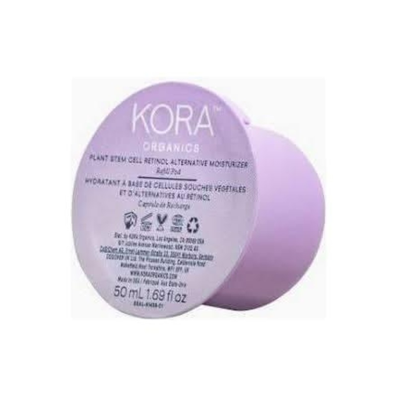 Kora Organics Plant Stem Cell Retinol Alternative Moisturizer Refill  50ml | Eco-Friendly Refill for Firmer, Radiant Skin