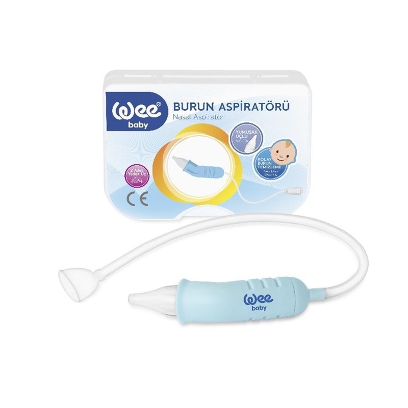 Wee Baby Nasal Aspirator – Soft Silicone Tip for Gentle Baby Nasal Care