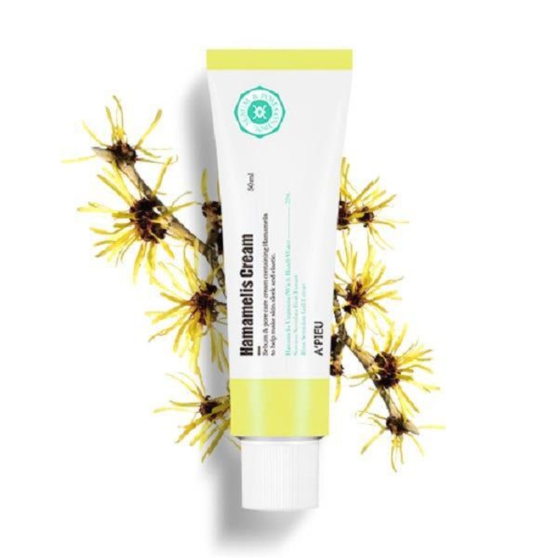 A’pieu Hamamelis Cream  50ml | Pore-Tightening & Sebum Control Moisturizer