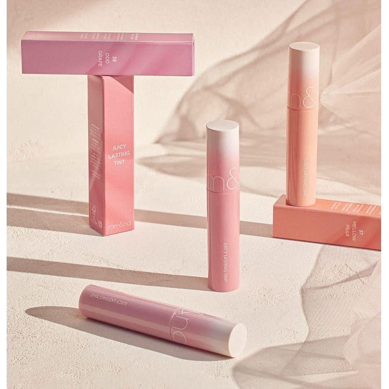 rom&nd JUICY LASTING TINT  5.5g | Spring Fever Series | 37 Mellow Pear, 38 Breeze Fig & 39 Odd Grape 37 MELLOW PEAR