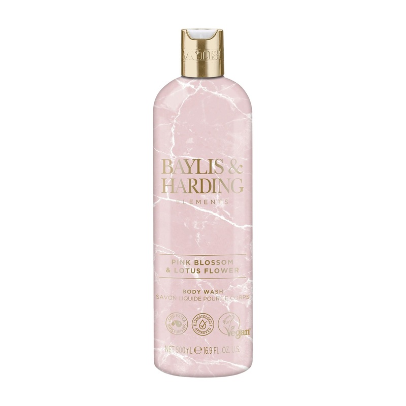 Baylis & Harding Pink Blossom & Lotus Flower luxury body wash, 500 mL