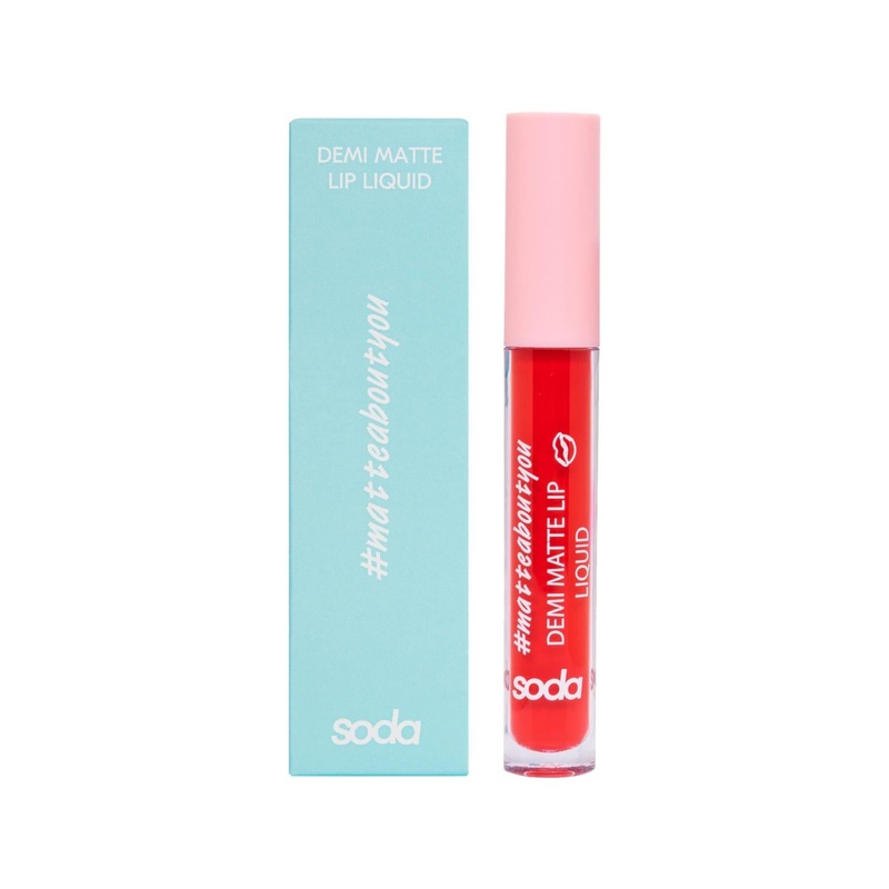 Soda Demi Matte Lipstick 005 – 3.5ml – Affordable Matte Lip Color for Everyday Wear