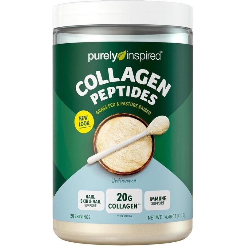 Purely Inspired Collagen Peptides  410g | 20g Collagen + 18g Protein | Unflavored, Paleo & Keto Certified Unflavored 22 Servings (Pack Of 1)